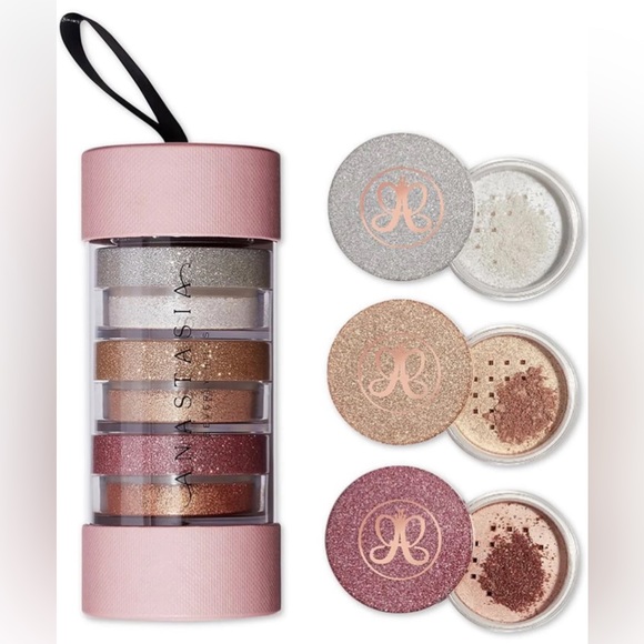 Anastasia Beverly Hills Mini Loose Highlighter Trio Ornament *BNWT/SEALED* 2/2 - Picture 3 of 6